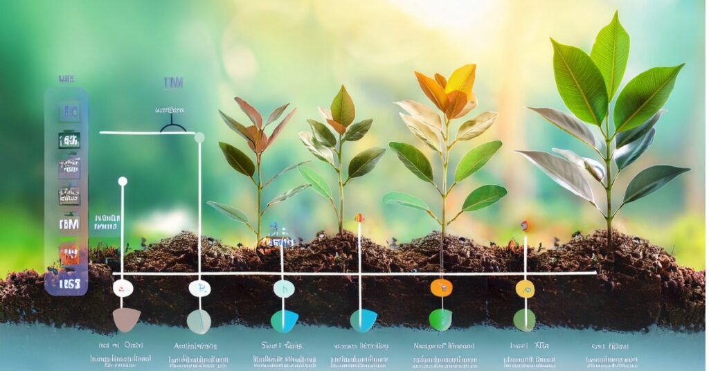 Seasonal fertilizer schedule for indoor plants.