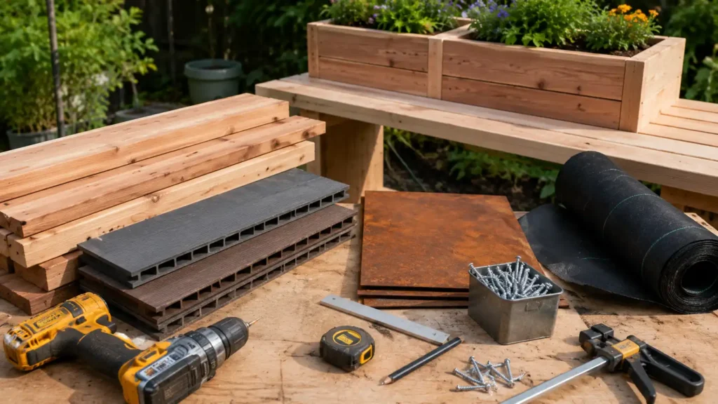 Best Materials for a Planter Bench